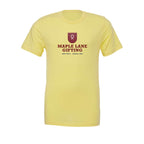 BELLA + CANVAS Unisex Jersey Tee Full Color - Yellow - Front