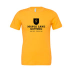 BELLA + CANVAS Unisex Jersey Tee - Gold - Front