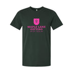 BELLA + CANVAS Unisex Jersey Tee - Hunter Green - Front