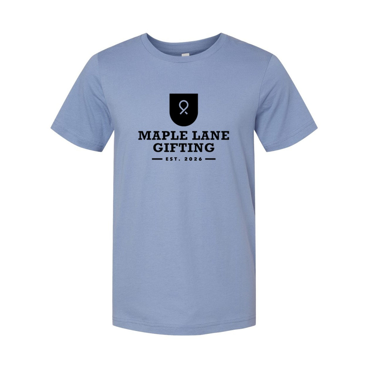 BELLA + CANVAS Unisex Jersey Tee - Lavender Blue - Front
