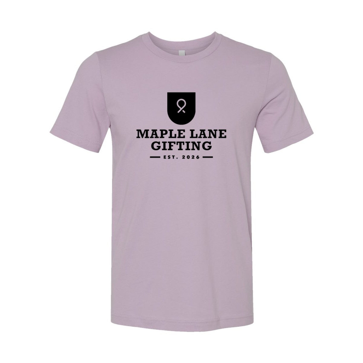 BELLA + CANVAS Unisex Jersey Tee - Light Violet - Front