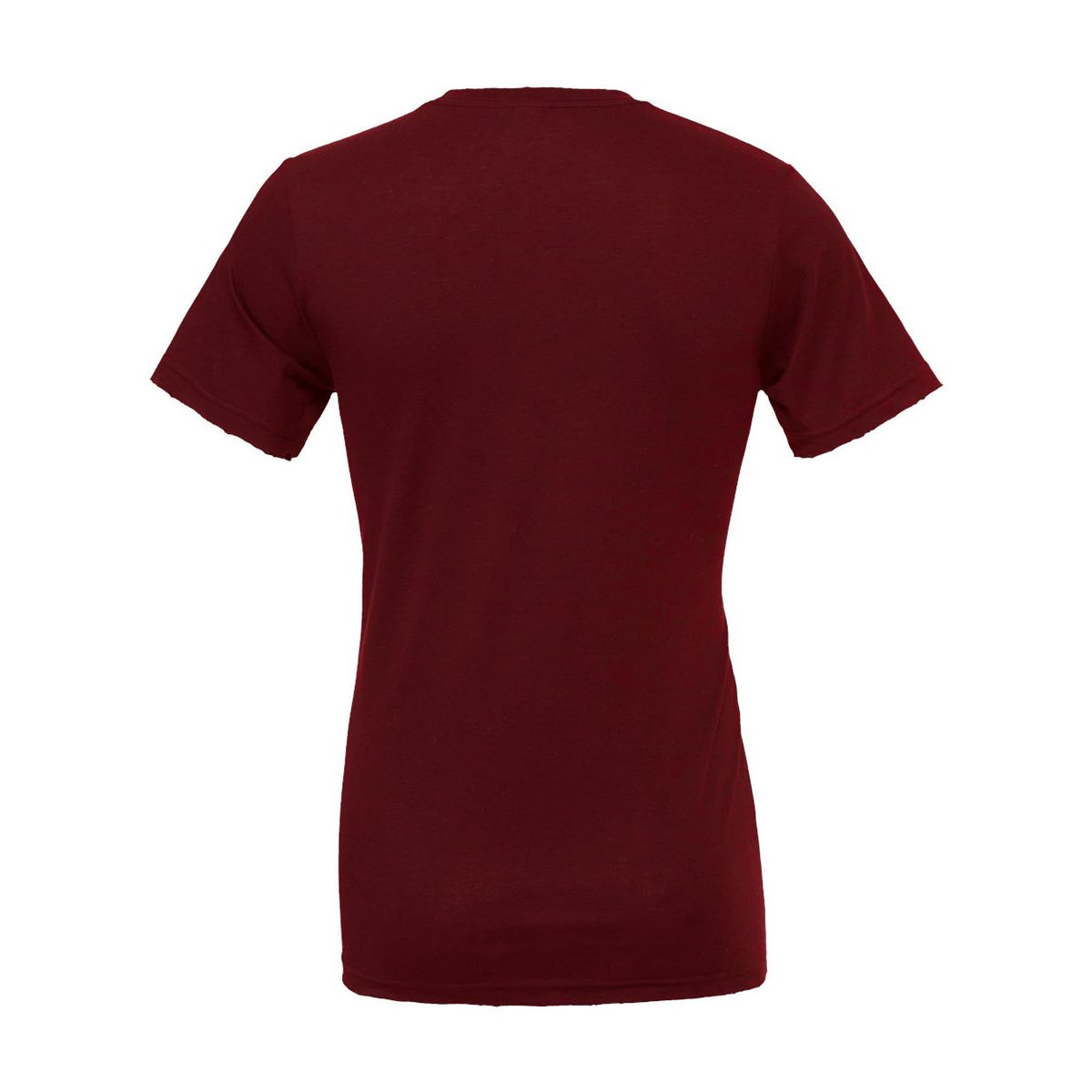 BELLA + CANVAS Unisex Jersey Tee - Maroon - Back