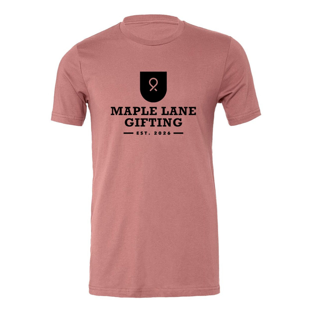 BELLA + CANVAS Unisex Jersey Tee - Mauve - Front