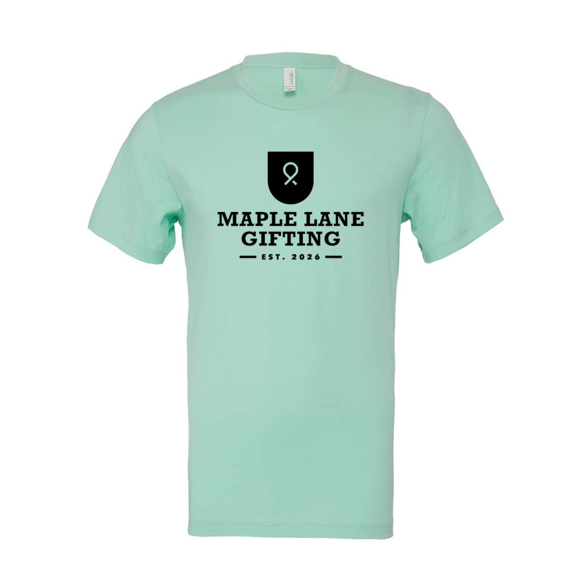 BELLA + CANVAS Unisex Jersey Tee - Mint - Front