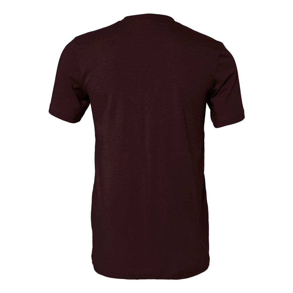 BELLA + CANVAS Unisex Jersey Tee - Oxblood Black - Back