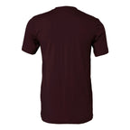BELLA + CANVAS Unisex Jersey Tee - Oxblood Black - Back