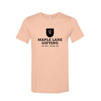 BELLA + CANVAS Unisex Jersey Tee - Peach - Front
