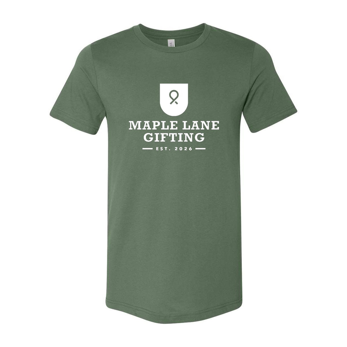 BELLA + CANVAS Unisex Jersey Tee - Pine - Front