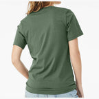 BELLA + CANVAS Unisex Jersey Tee - Pine - On Model Back