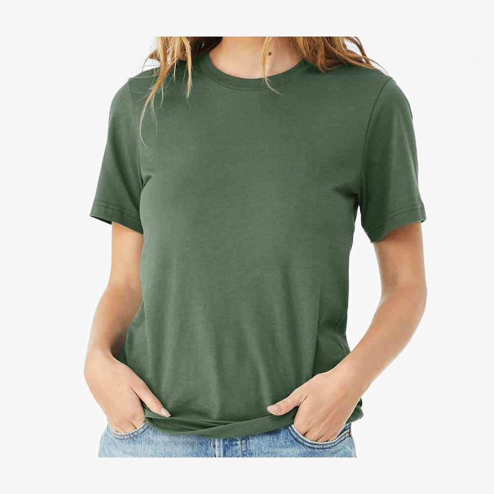 BELLA + CANVAS Unisex Jersey Tee - Pine - On Model Front