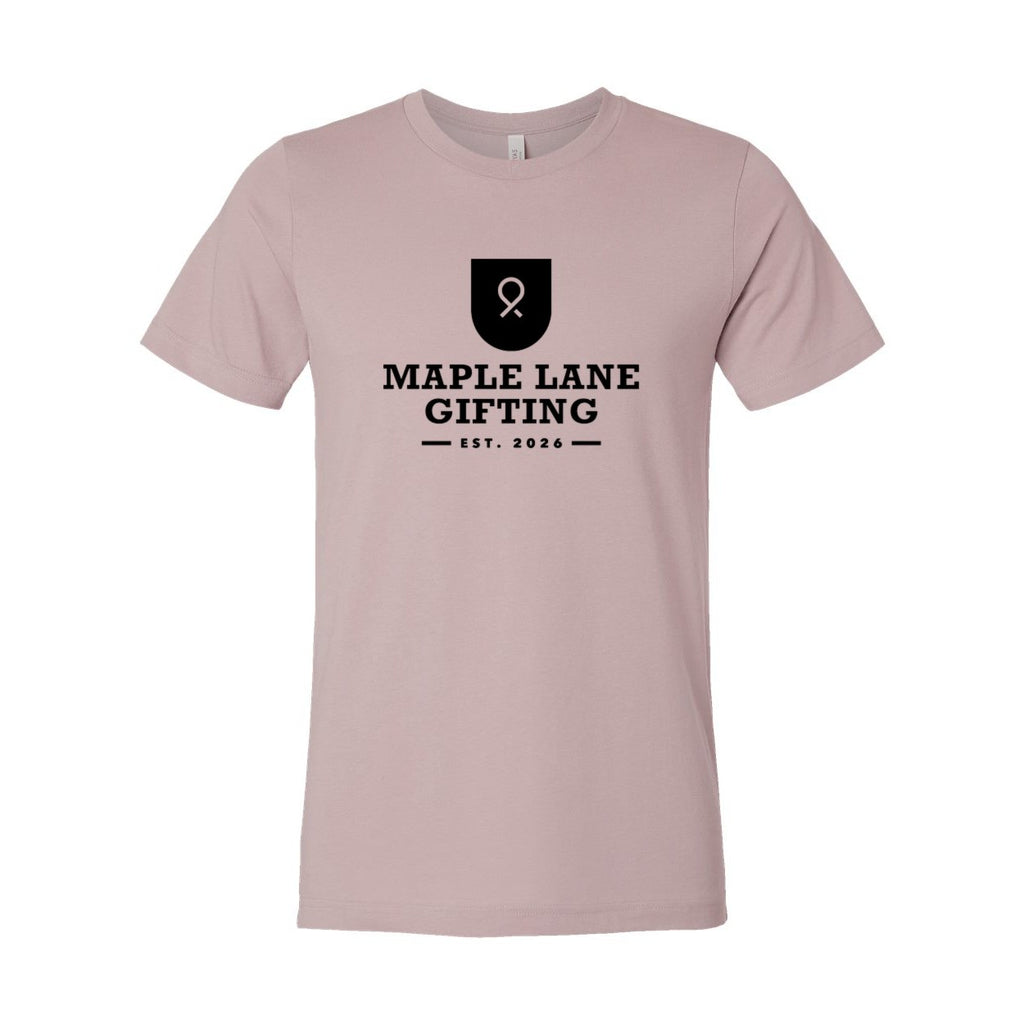 BELLA + CANVAS Unisex Jersey Tee - Pink Gravel - Front
