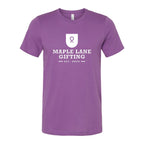 BELLA + CANVAS Unisex Jersey Tee - Royal Purple - Front