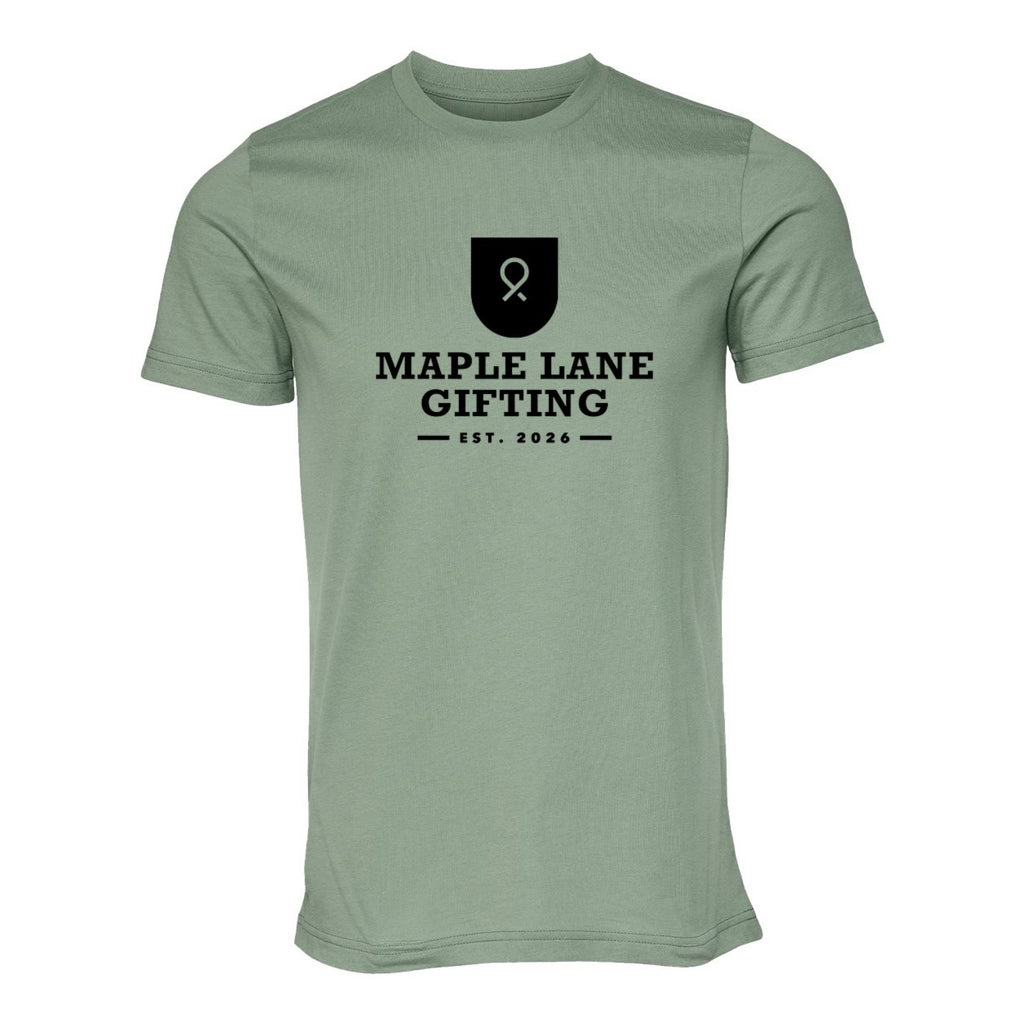 BELLA + CANVAS Unisex Jersey Tee - Sage - Front