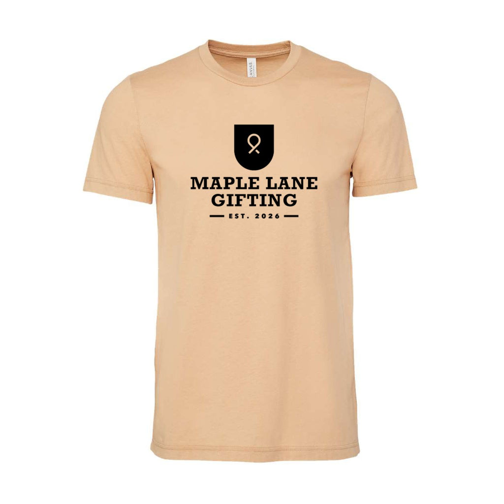 BELLA + CANVAS Unisex Jersey Tee - Sand Dune - Front