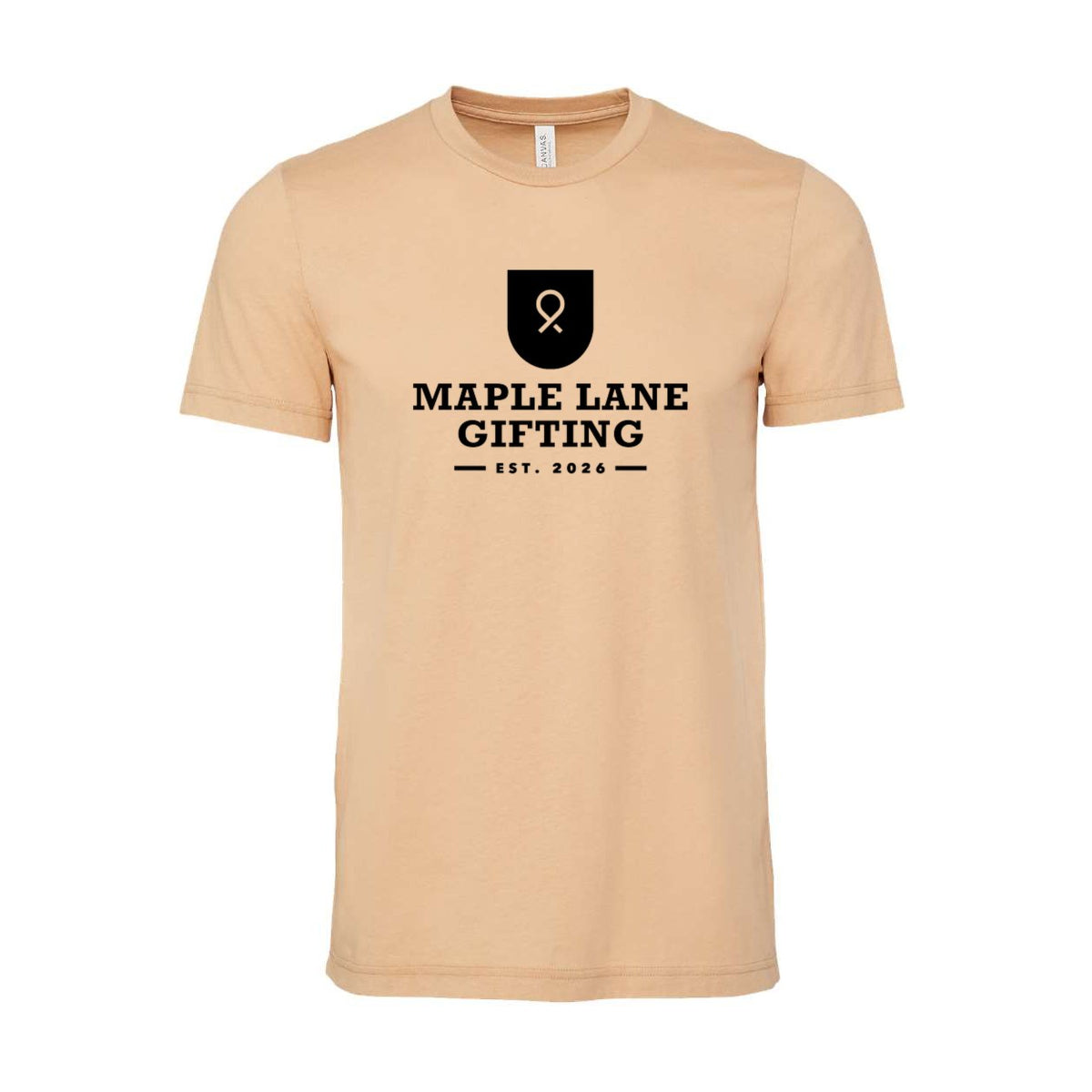 BELLA + CANVAS Unisex Jersey Tee - Sand Dune - Front