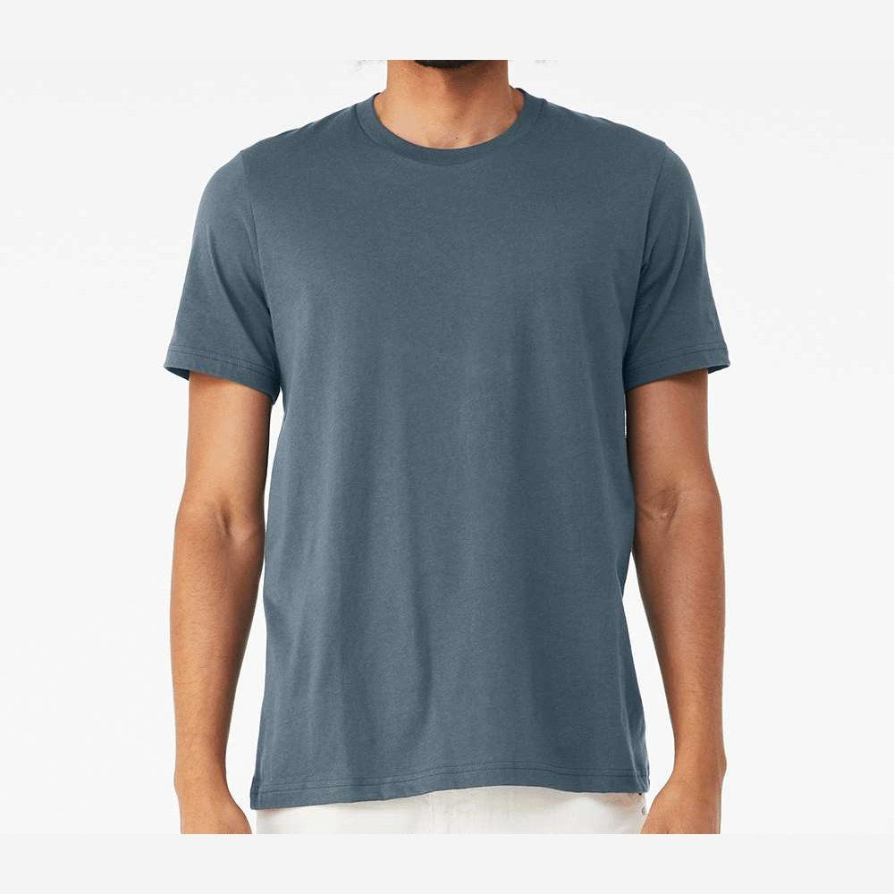 BELLA + CANVAS Unisex Jersey Tee - Slate - On Model Front