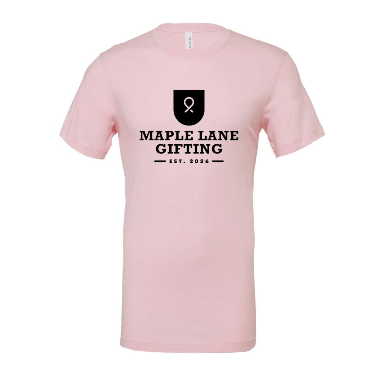 BELLA + CANVAS Unisex Jersey Tee - Soft Pink - Front
