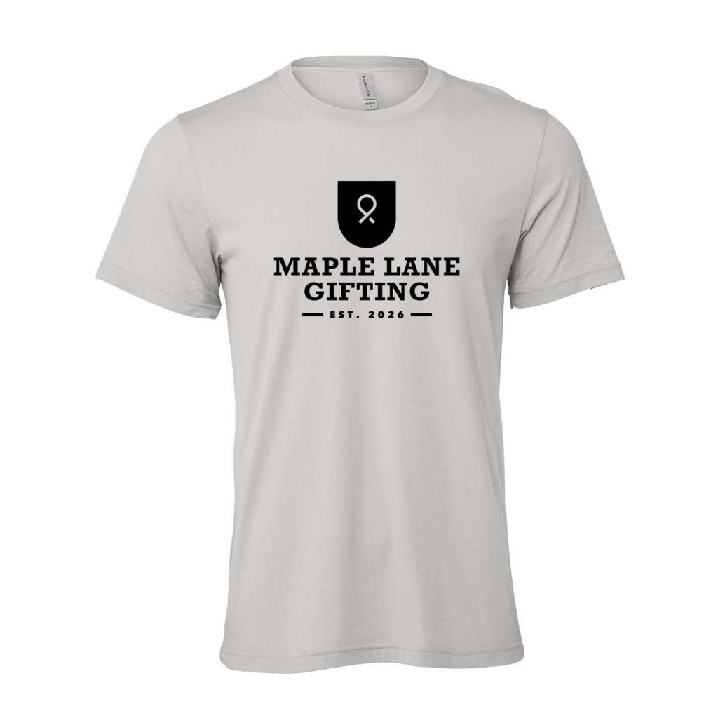 BELLA + CANVAS Unisex Jersey Tee - Solid Athletic Grey - Front