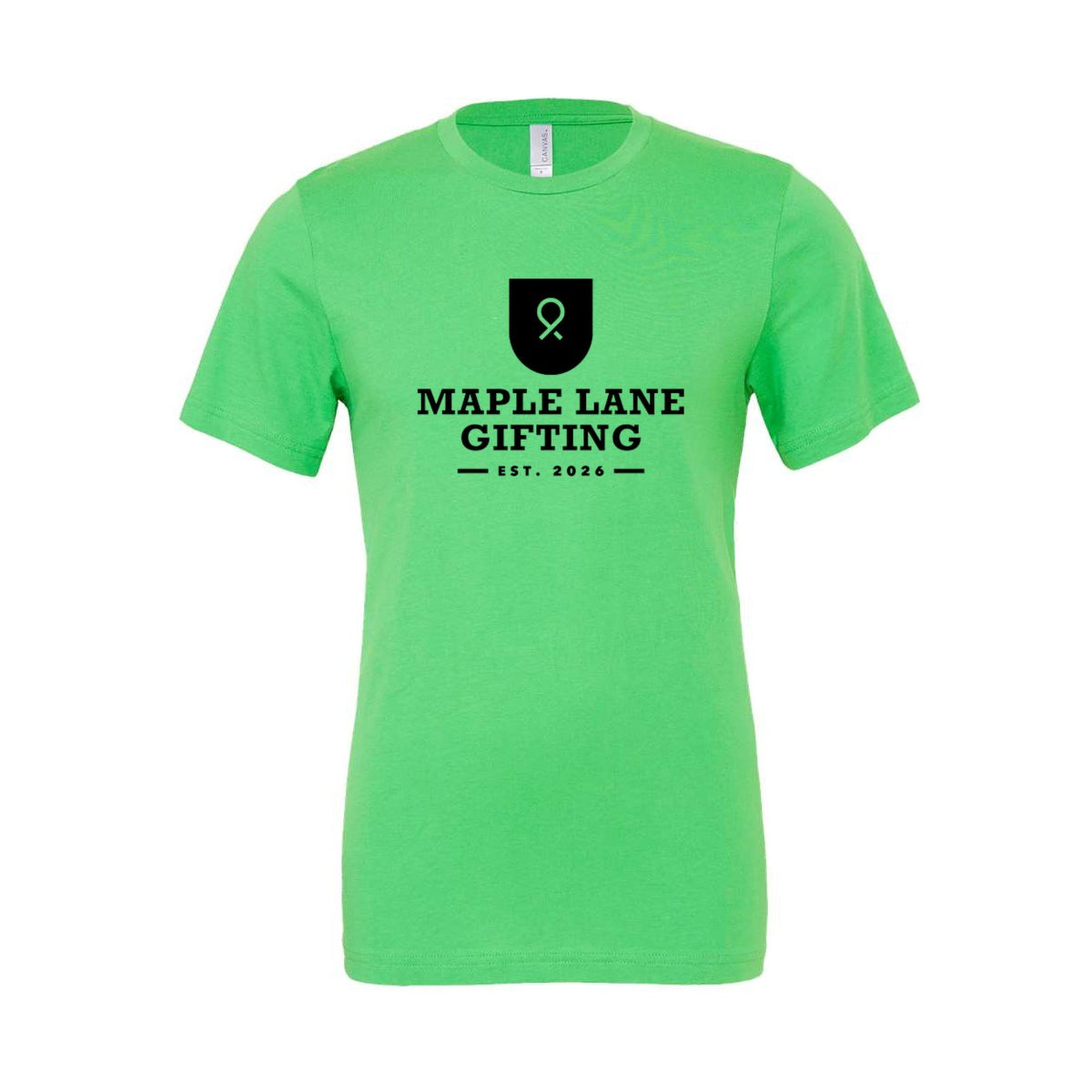 BELLA + CANVAS Unisex Jersey Tee - Synthetic Green - Front