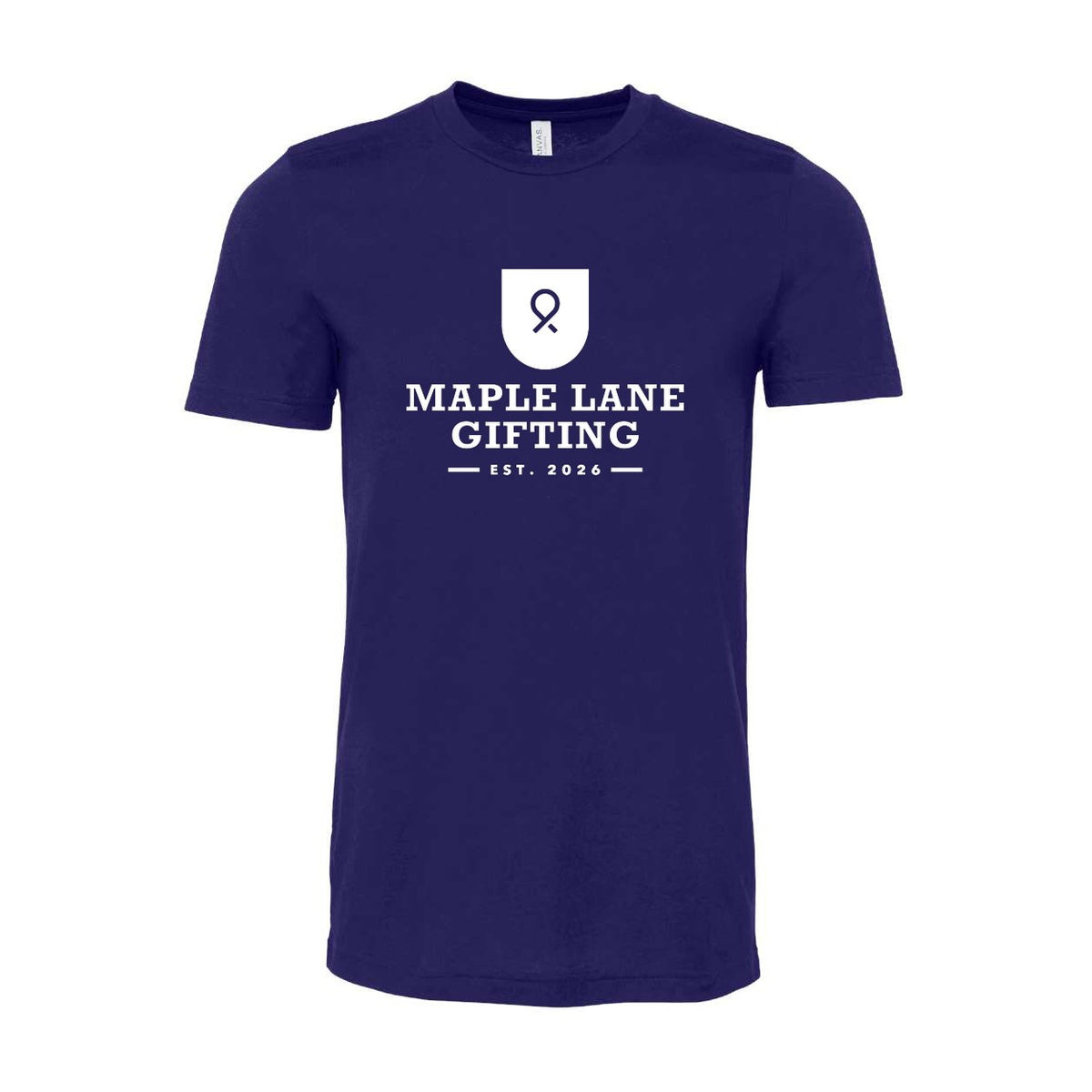 BELLA + CANVAS Unisex Jersey Tee - Team Navy - Front
