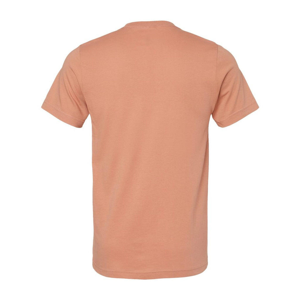 BELLA + CANVAS Unisex Jersey Tee - Terracotta - Back
