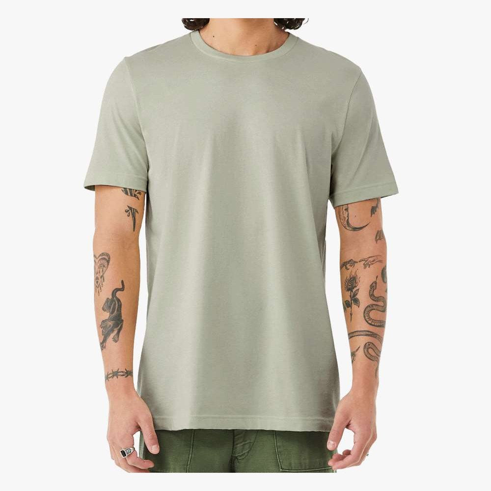 BELLA + CANVAS Unisex Jersey Tee - Thyme - On Model Front