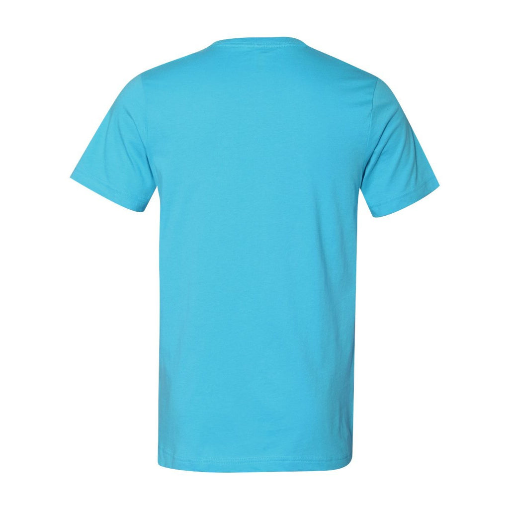 BELLA + CANVAS Unisex Jersey Tee - Turquoise - Back