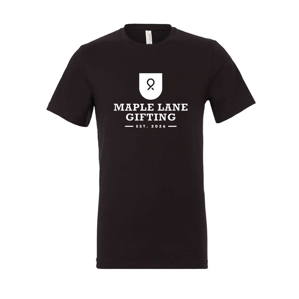 BELLA + CANVAS Unisex Jersey Tee - Vintage Black - Front