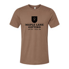 BELLA + CANVAS Unisex Jersey Tee - Vintage Brown - Front