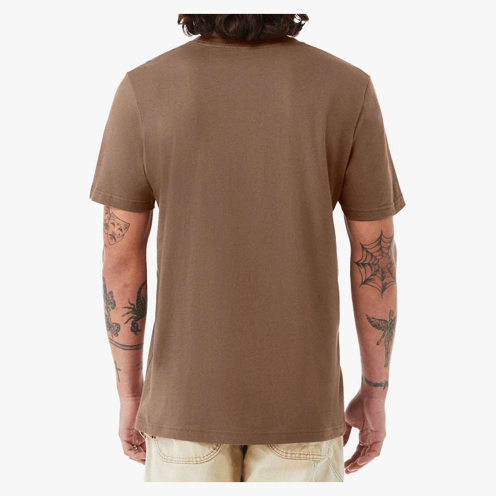 BELLA + CANVAS Unisex Jersey Tee - Vintage Brown - On Model Back