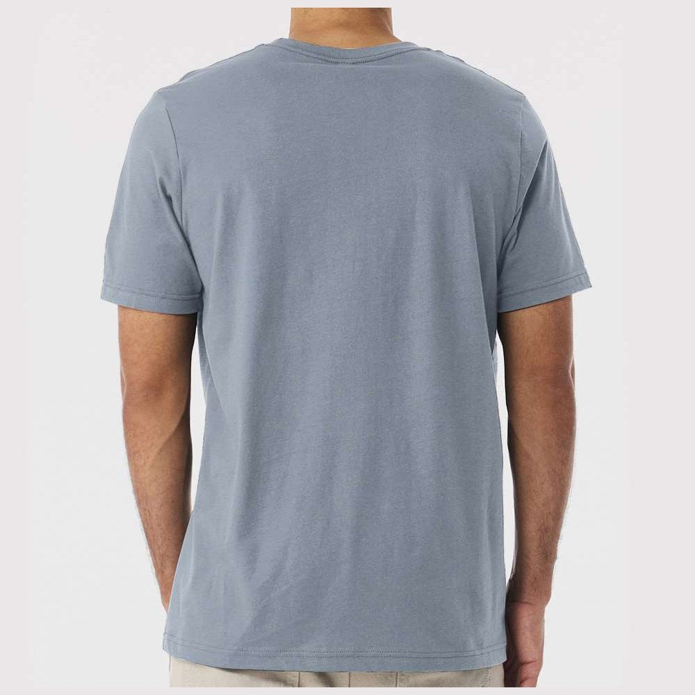 BELLA + CANVAS Unisex Jersey Tee - Vintage Denim - On Model Back