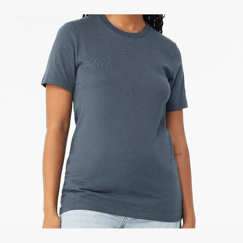 BELLA + CANVAS Unisex Jersey Tee - Vintage Navy - On Model Front