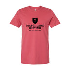 BELLA + CANVAS Unisex Jersey Tee - Vintage Red - Front