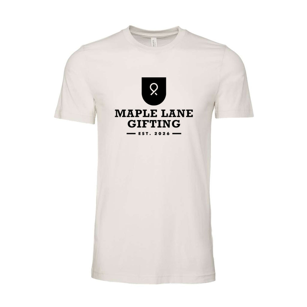 BELLA + CANVAS Unisex Jersey Tee - Vintage White - Front