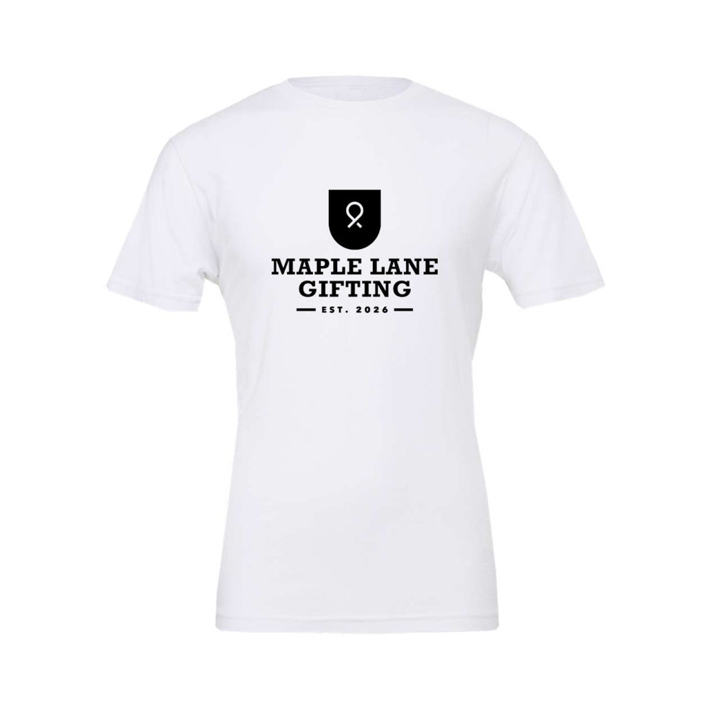 BELLA + CANVAS Unisex Jersey Tee - White - Front