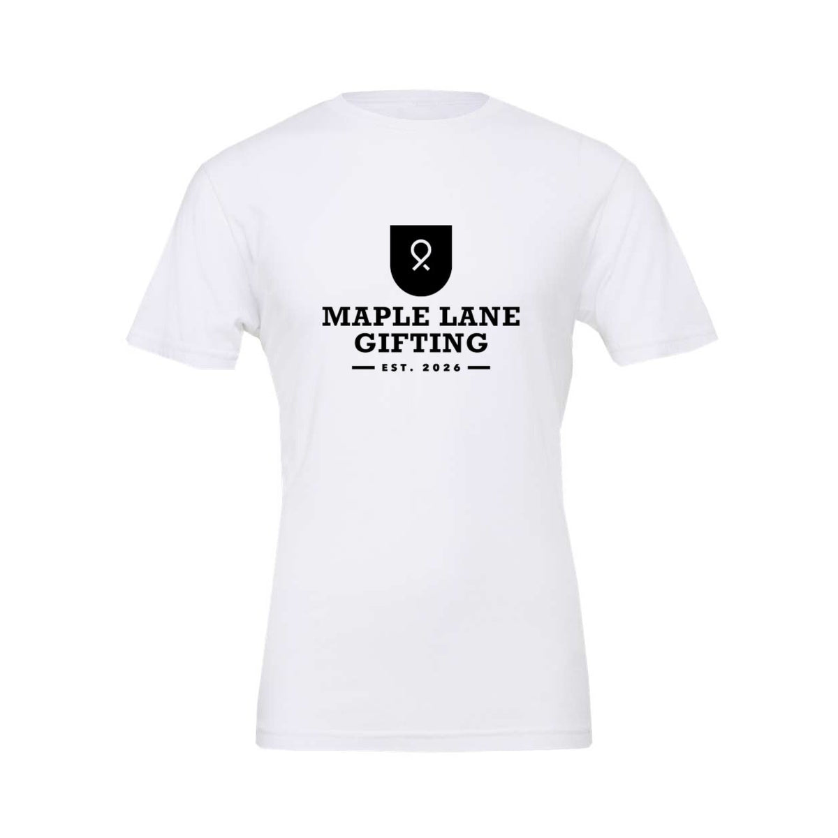 BELLA + CANVAS Unisex Jersey Tee - White - Front