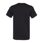 BELLA + CANVAS Unisex Sueded Tee - Black Heather - Back