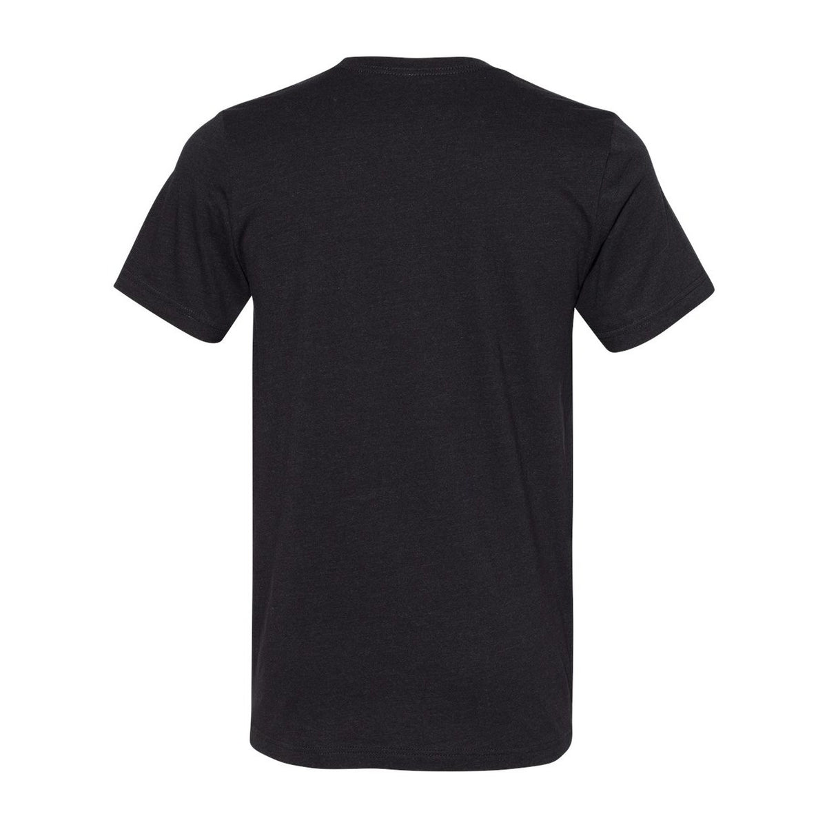 BELLA + CANVAS Unisex Sueded Tee - Black Heather - Back
