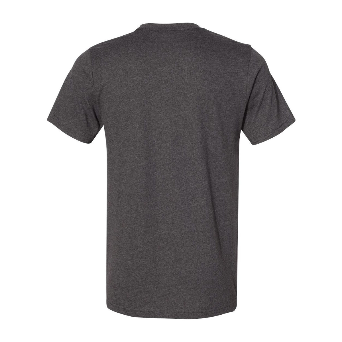 BELLA + CANVAS Unisex Sueded Tee - Dark Grey Heather - Back