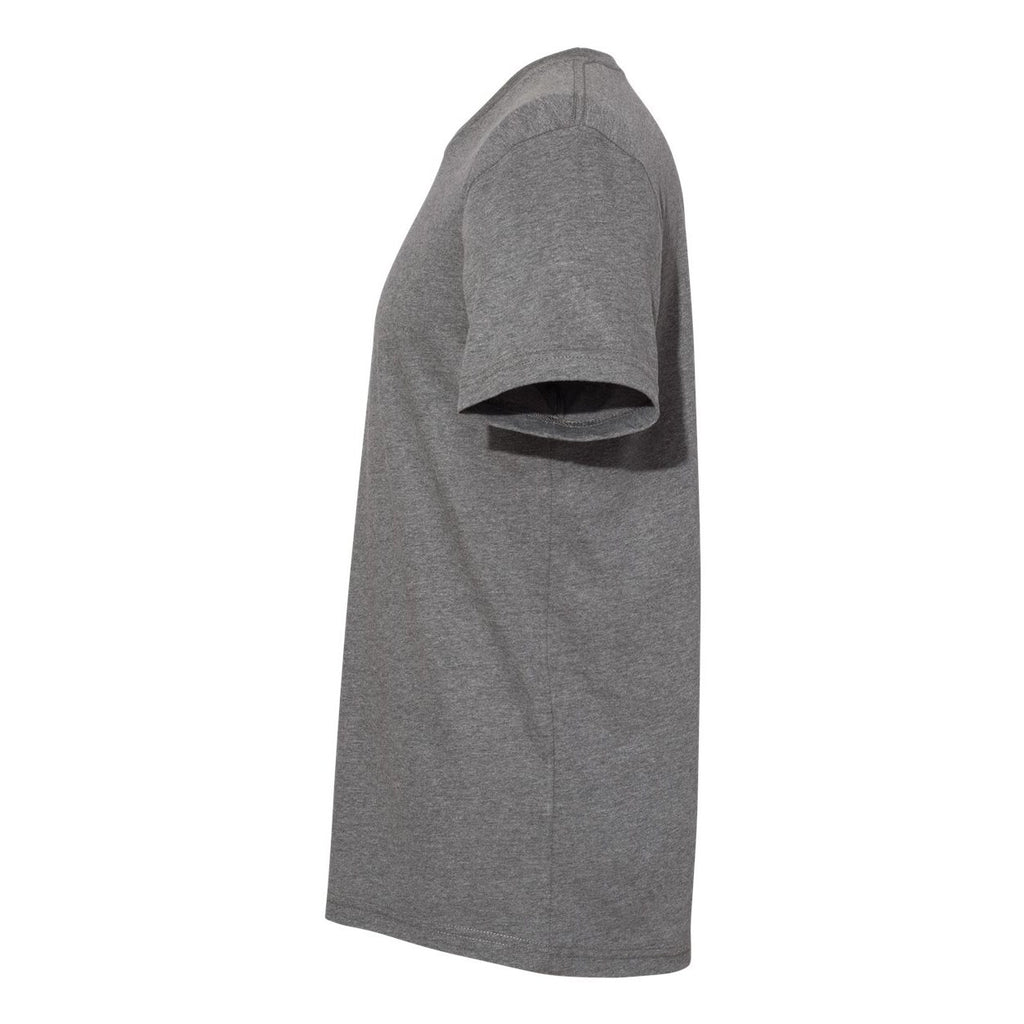 BELLA + CANVAS Unisex Sueded Tee - Deep Heather - Direct Side