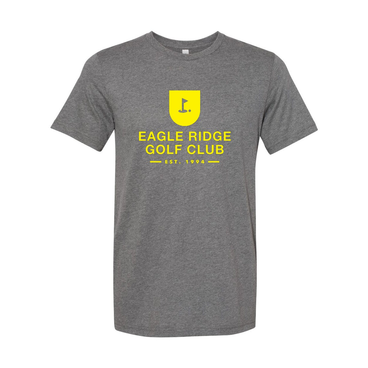 BELLA + CANVAS Unisex Sueded Tee - Deep Heather - Front