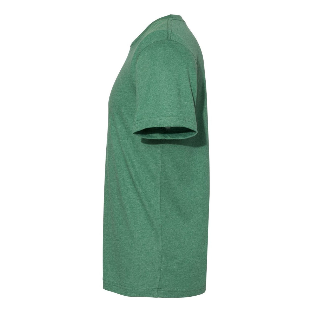 BELLA + CANVAS Unisex Sueded Tee - Heather Grass Green - Direct Side