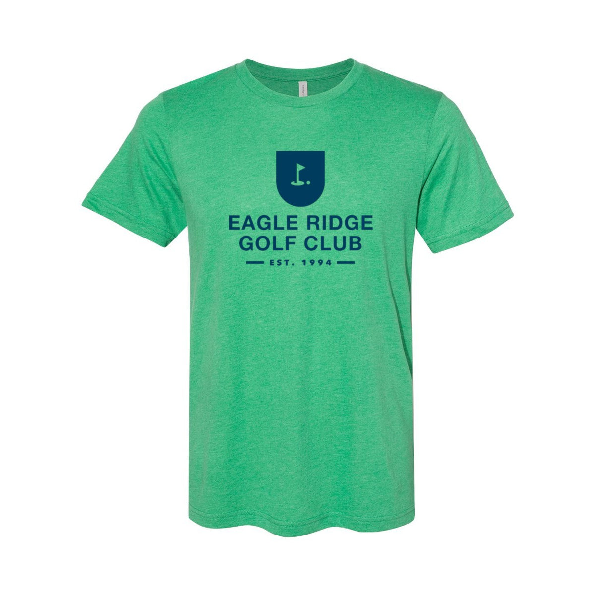 BELLA + CANVAS Unisex Sueded Tee - Heather Kelly - Front