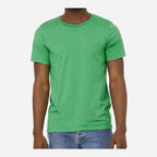 BELLA + CANVAS Unisex Sueded Tee - Heather Kelly - On Model Front