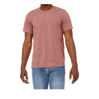 BELLA + CANVAS Unisex Sueded Tee - Heather Mauve - Front