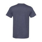BELLA + CANVAS Unisex Sueded Tee - Heather Midnight Navy - Back