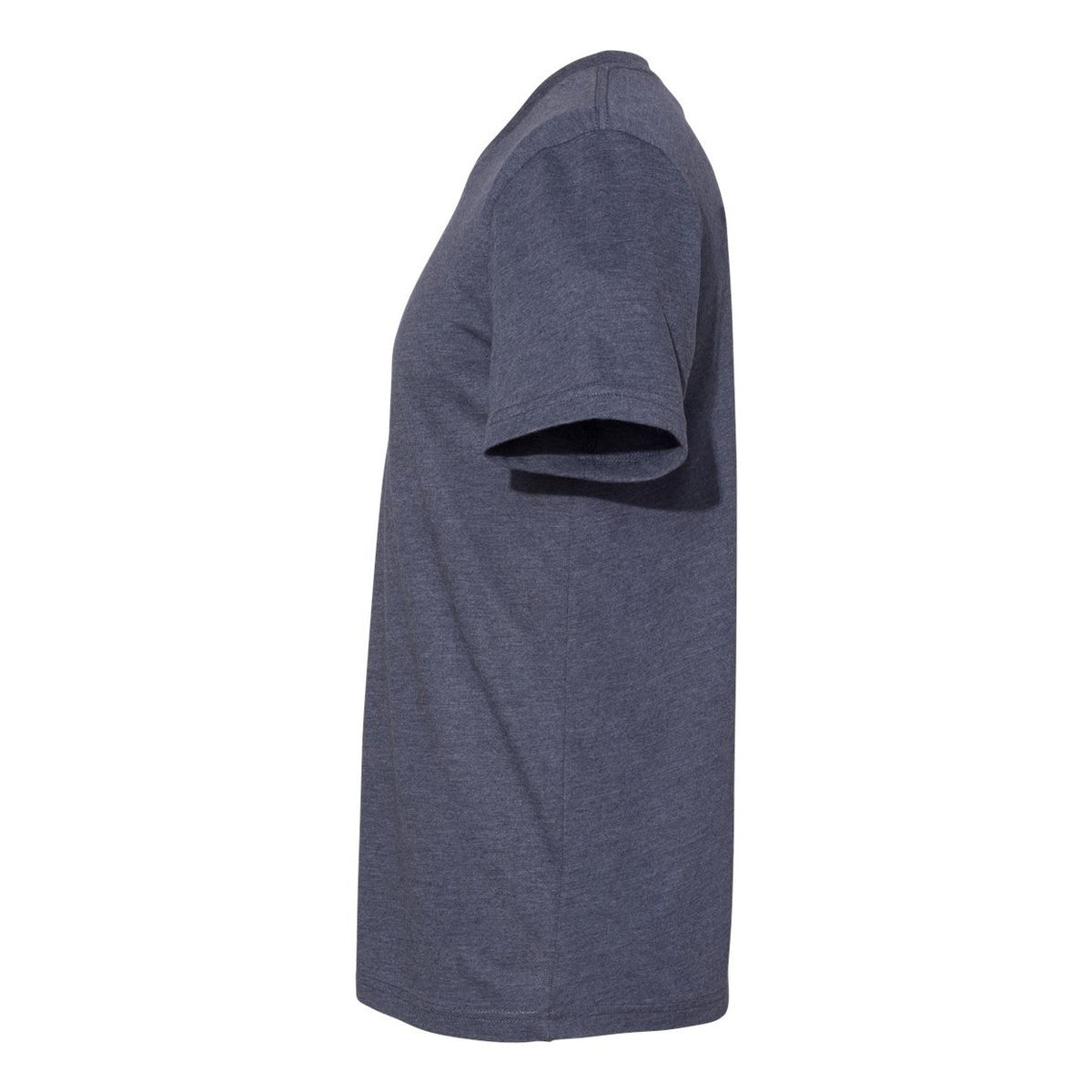 BELLA + CANVAS Unisex Sueded Tee - Heather Midnight Navy - Direct Side
