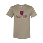 BELLA + CANVAS Unisex Sueded Tee - Heather Olive - Front