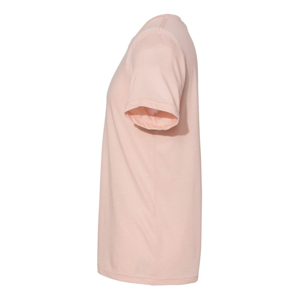 BELLA + CANVAS Unisex Sueded Tee - Heather Peach - Direct Side