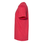 BELLA + CANVAS Unisex Sueded Tee - Heather Red - Direct Side